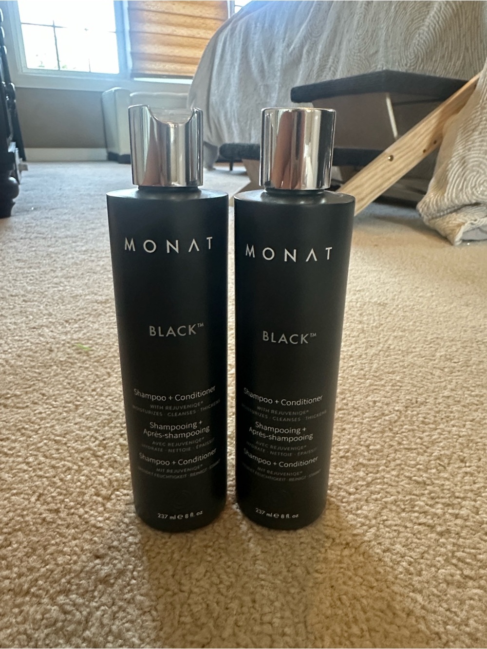 MONAT BLACK Shampoo + Conditioner – Set of 2